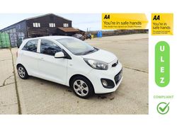 White Used 2012 Kia Picanto Hatchback | £2,480 (Fair price)