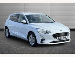 White Used 2018 Ford Focus Titanium Hatchback | £9,895 (Fair price)