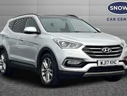 Silver Used 2016 Hyundai Santa Fe Premium SE SUV | £12,265 (Fair price)