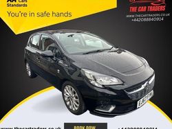 Black Used 2017 Vauxhall Corsa Hatchback | £8,988 (Fair price)