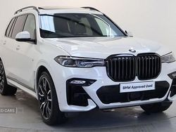 White Used 2022 BMW X7 M Sport SUV | £50,950 (Good price)