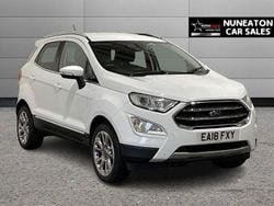 White Used 2018 Ford Ecosport Titanium SUV | £7,850 (Fair price)