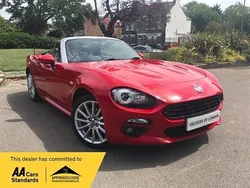 Red Used 2017 Fiat 124 Spider Lusso Plus Cabriolet | £15,995 (Expensive)