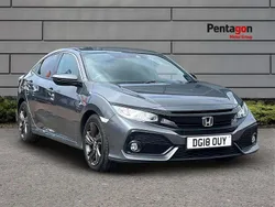 Grey Used 2018 Honda Civic SR Hatchback | £11,727 (Fair price)