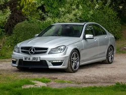 Silver Used 2014 Mercedes C63 AMG Sedan | £24,995 (Fair price)