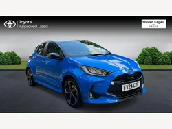 Blue Used 2024 Toyota Yaris Hybrid Edition Hatchback | £22,584 (Expensive)
