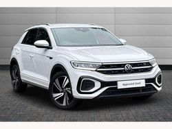 Pure white Used 2023 VW T-Roc R-line SUV | £25,450 (Fair price)