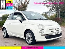 White Used 2009 Fiat 500 Lounge Hatchback | £1,999 (Fair price)