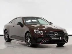 Red Used 2022 Mercedes E300 AMG line Coupe | £36,995 (Good price)