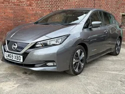 Grey Used 2019 Nissan Leaf Tekna Hatchback | £9,450 (Fair price)
