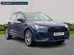 Blue Used 2025 Audi Q3 Black Edition SUV | £34,281 (Fair price)