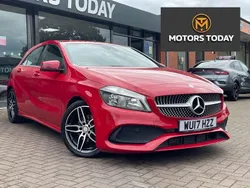 Red Used 2017 Mercedes A200 AMG line Hatchback | £7,990 (Fair price)