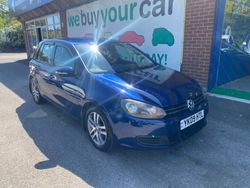 Blue Used 2009 VW Golf VI SE Hatchback | £2,499 (Fair price)