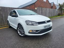 White Used 2015 VW Polo Design Hatchback | £8,495 (A bit pricey)