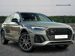Grey Used 2024 Audi Q5 Black Edition SUV | £45,985 (Expensive)