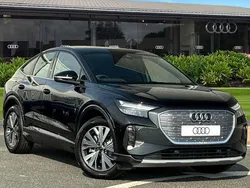Black New 2025 Audi Q4 Sportback e-tron Sport SUV | £43,405