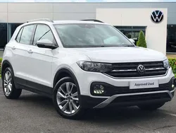 White Used 2022 VW T-Cross SE SUV | £19,299 (Fair price)