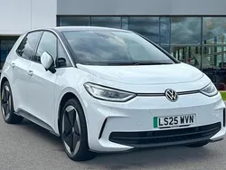 Glacier white metallic black New 2025 VW ID.3 Pro Hatchback | £28,258