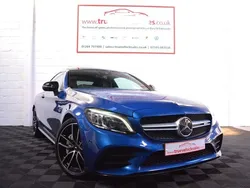 Blue Used 2023 Mercedes C43 AMG Premium Plus Coupe | £40,000 (Good price)