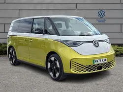 Candy white / lime yellow Used 2024 VW ID. Buzz Pro Van | £38,985 (Good price)