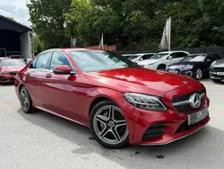 Red Used 2019 Mercedes C200 AMG line Sedan | £13,995 (Fair price)