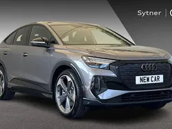 New 2025 Audi Q4 Sportback e-tron Black Edition SUV | £67,000 (A bit pricey)