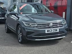Grey Used 2021 VW Tiguan Elegance SUV | £18,000 (Good price)