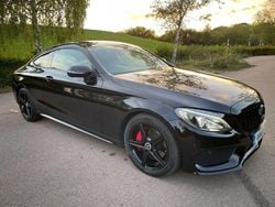 Black Used 2016 Mercedes C250 AMG line Coupe | £13,650 (Fair price)