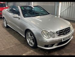 Silver Used 2004 Mercedes CLK55 AMG AMG Cabriolet | £16,990