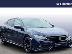 Obsidian blue p. Used 2021 Honda Civic Sport | £18,047 (Fair price)