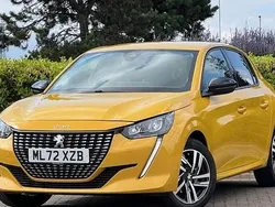 Yellow Used 2022 Peugeot 208 Allure+ Hatchback | £13,795 (Fair price)