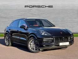 Jet black metallic Used 2022 Porsche Cayenne Turbo SUV | £70,990 (Super price)