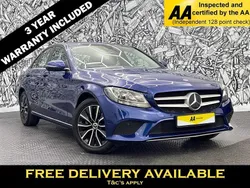 Blue Used 2019 Mercedes C180 SE Sedan | £15,995 (Fair price)
