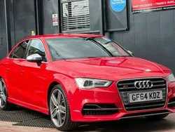 Red Used 2014 Audi A3 Design Sedan | £12,489 (Fair price)