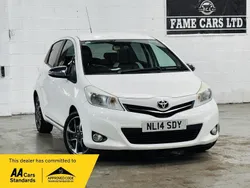 White Used 2014 Toyota Yaris Trend Hatchback | £3,800 (Fair price)