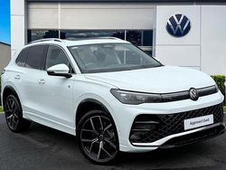 White New 2025 VW Tiguan R-line SUV | £37,490 (Expensive)