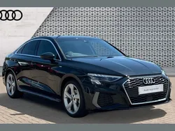 Black Used 2022 Audi A3 S-Line Sedan | £24,690 (Fair price)