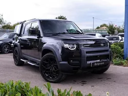 Santorini black metallic Used 2023 Land Rover Defender S SUV | £57,980 (Fair price)