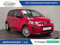 Red Used 2018 VW up! move up! Hatchback | £6,765 (Fair price)