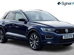 Blue Used 2019 VW T-Roc R-line SUV | £13,499 (Fair price)