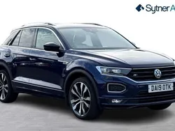 Blue Used 2019 VW T-Roc R-line SUV | £13,499 (Fair price)