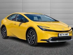 Mustard yellow Used 2025 Toyota Prius Hatchback | £33,195