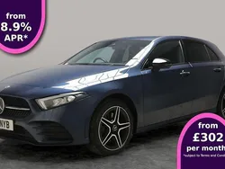 Blue Used 2021 Mercedes A250 AMG line Hatchback | £20,404 (Fair price)