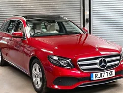 Red Used 2017 Mercedes E220 Premium Plus Estate | £16,950 (Expensive)