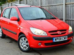 Red Used 2008 Hyundai Getz Hatchback | £1,791 (Fair price)