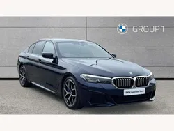 Blue Used 2022 BMW 530 M Sport Sedan | £30,995 (Good price)