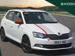 Moon white metallic Used 2017 Skoda Fabia Hatchback | £10,995 (Fair price)