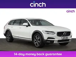 White Used 2019 Volvo V90 CC Plus Estate | £19,049 (Fair price)