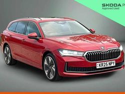 Carmine red metallic Used 2025 Skoda Superb SE L Estate | £32,540 (Expensive)