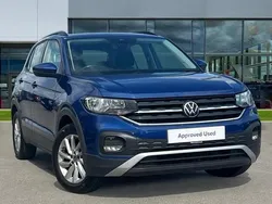 Reef blue metallic Used 2022 VW T-Cross Edition SUV | £16,886 (Fair price)